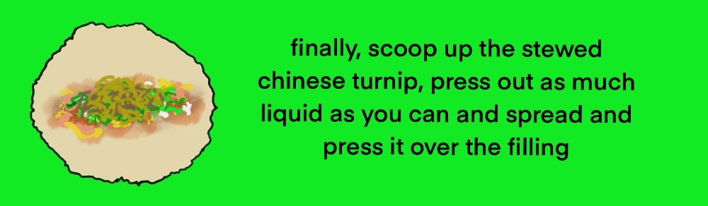 Making Popiah Step Four