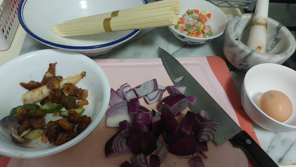 Home noodle preparation