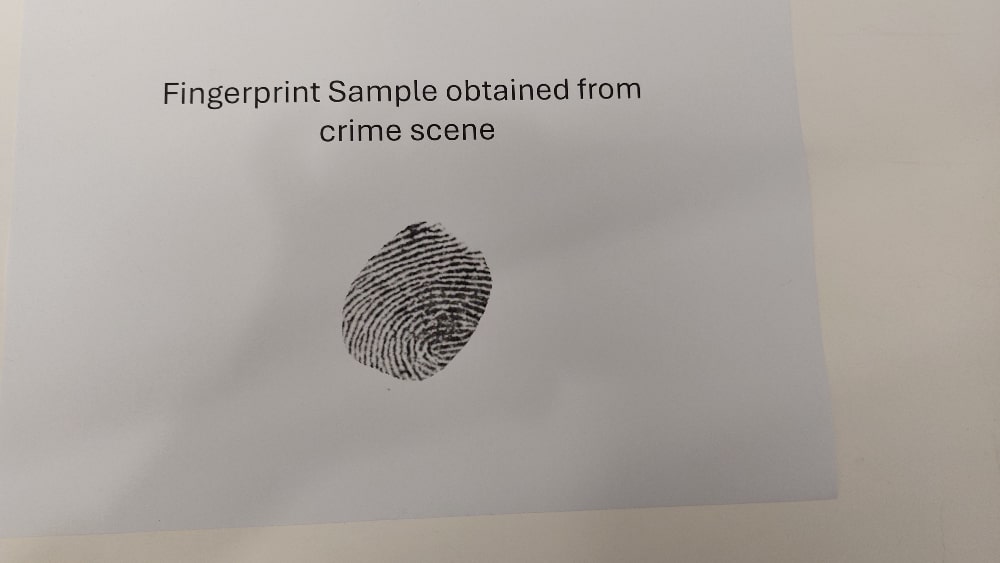 Fingerprint Crime Scene