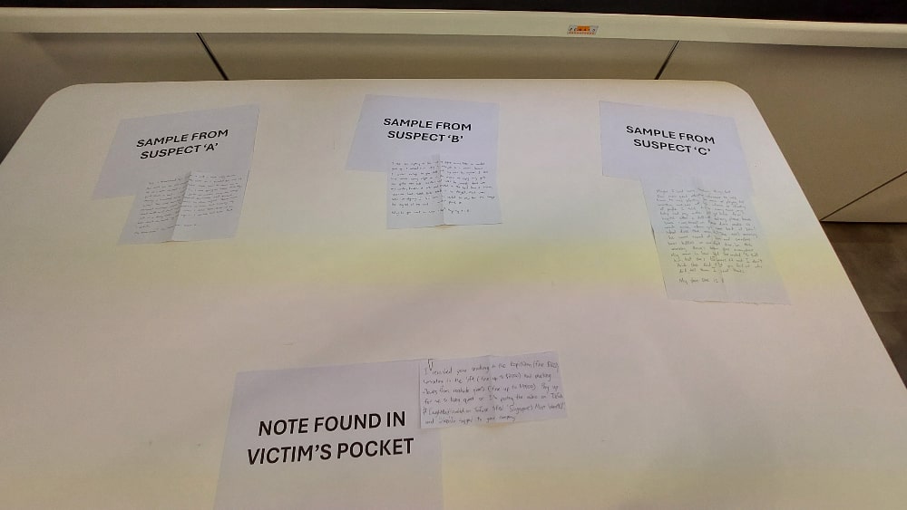 Handwriting Samples