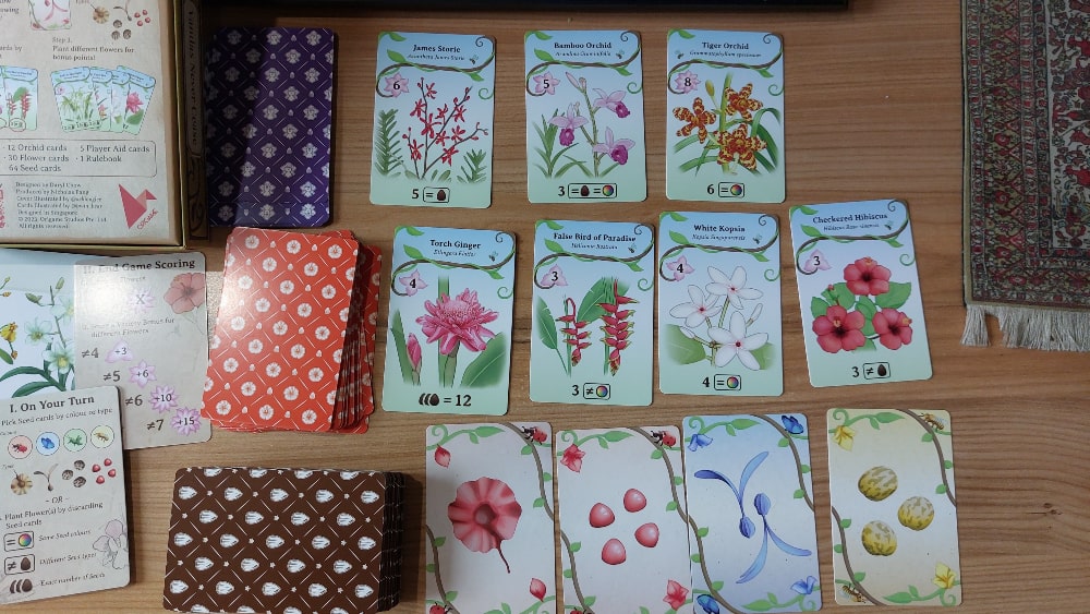 Orchid Flower Seed Cards